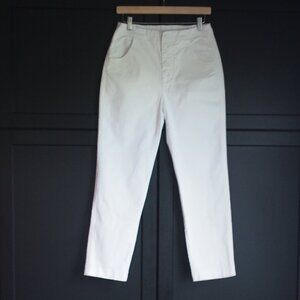 Babaton | White Button Front Zoey Pants